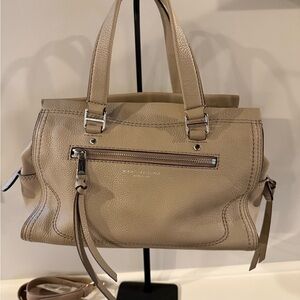 Marc Jacobs Tan Pebbled PLeather Satchel Bag